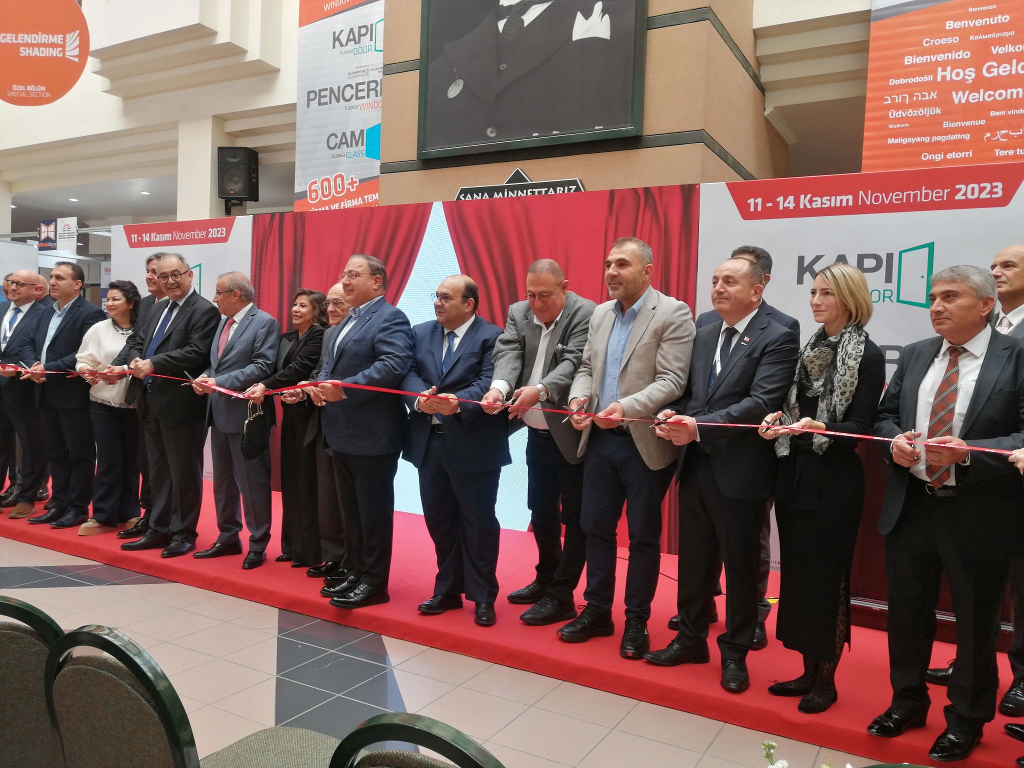 Fuar açılışını gerçekleştirdik.